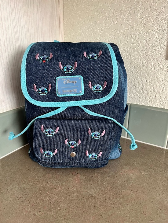 Disney Handbags - Loungefly/Disney Lilo & Stitch Denim Backpack - Blue
